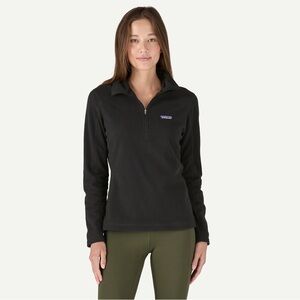 Patagonia Women's Black Quarter-Zip Fleece